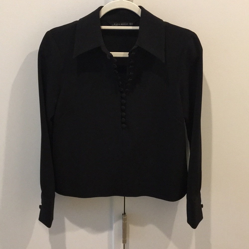 Black Zara blouse